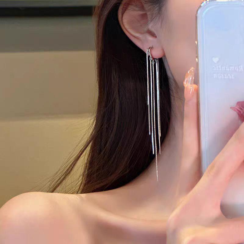 2024 Trendy Luxury Tassel Earrings – Simple, Versatile Bestseller for Women