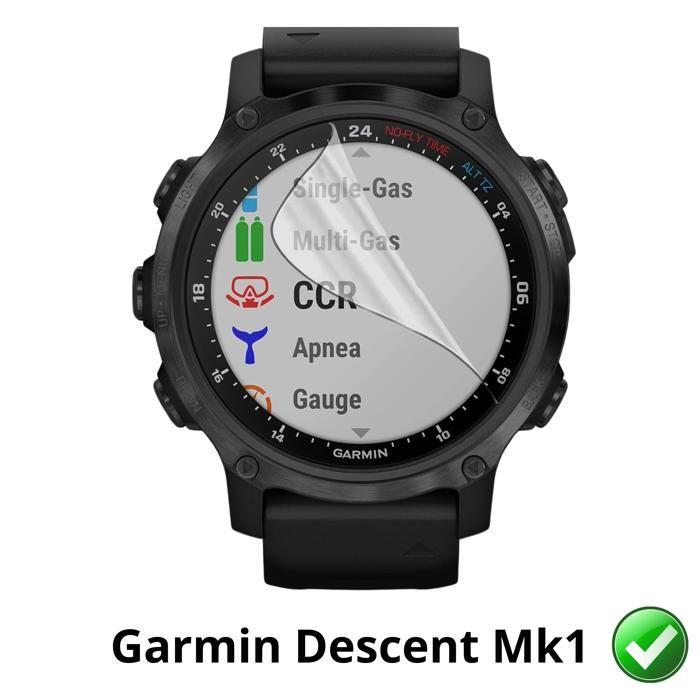 Protection écran pour Garmin Descent Mk1 [Pack 6] Film Plastique Protecteur Résistant Ultra Mince Phonillico