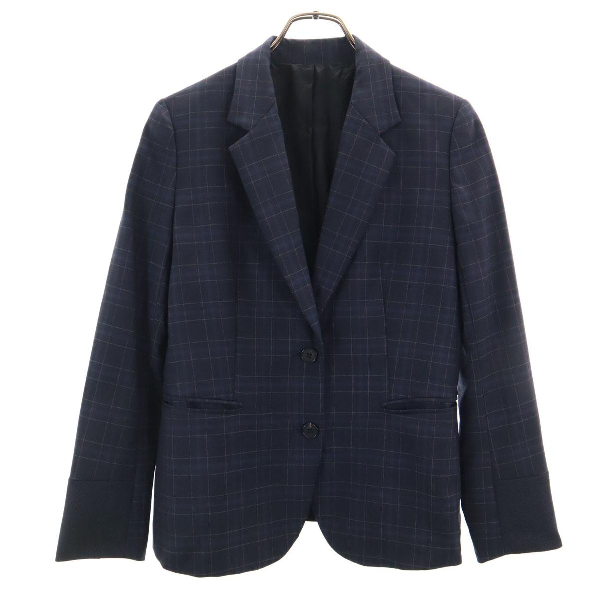 

Paul Smith made in Japan Check Pattern tailored jacket 40 Navy Women Used