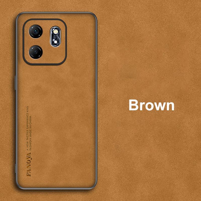 For Infinix Hot 50i Case Luxury PU Leather Phone Case For Infinix Hot 50i 4G Back Cover Matte Silicone Shockproof Protection