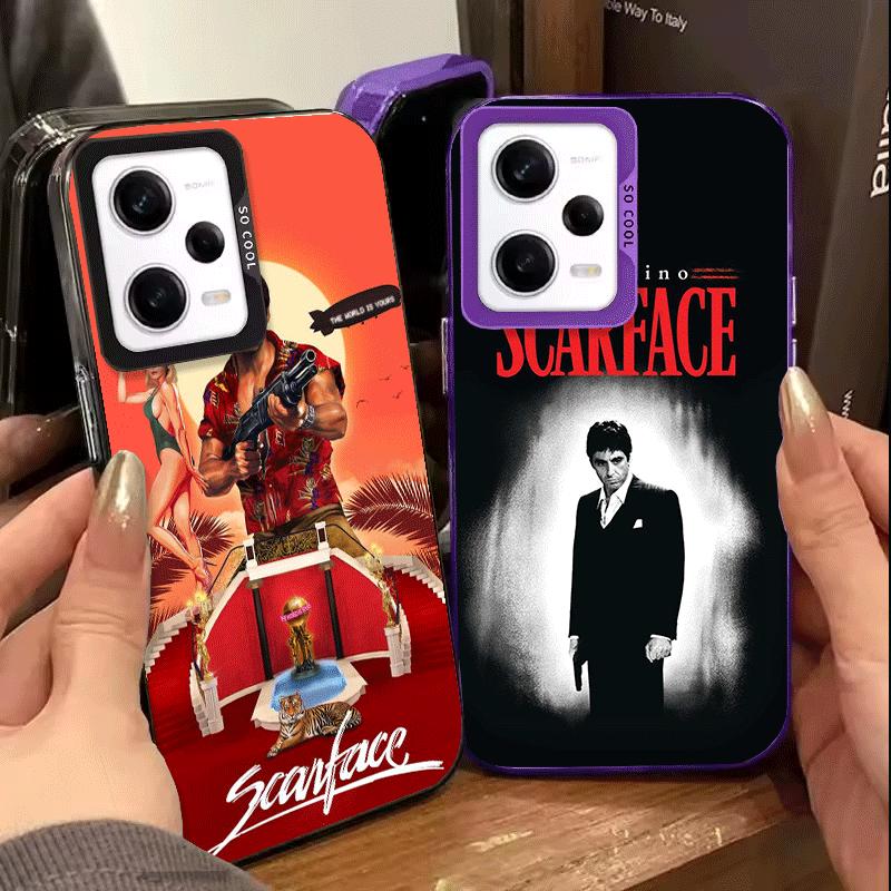 Scarface 1983 Al Pacino Soft Phone Case for Xiaomi Redmi Note 13 14 15 Pro Plus 12S 12 11S 11 11T 10S 10 Shockproof Cover Back S