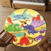 1pc dinosaur volcano Round Chair mat Area Rug - Non-Slip, Floor Mat for Office, Bedroom, and Indoor Decor c1125375
