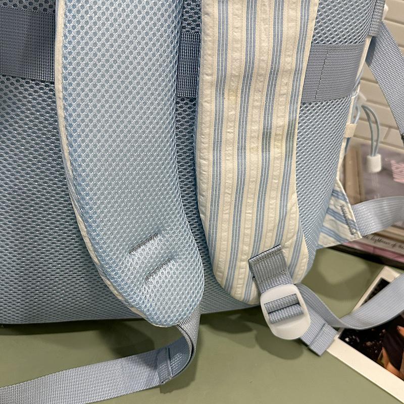 Backpack Junior High School Student Light Schoolbag Girl's Large Capacity Backpack