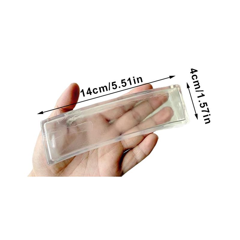 Empty Rectangular Stress Ball Skins 1/2Pcs Plastic for DIY Homemade Sensory Fidget Squeeze Toy Making