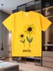 Men's New Printed Short-Sleeve T-Shirt for Summer a Fashionable Loose Pure Cotton Short-Sleeve Top