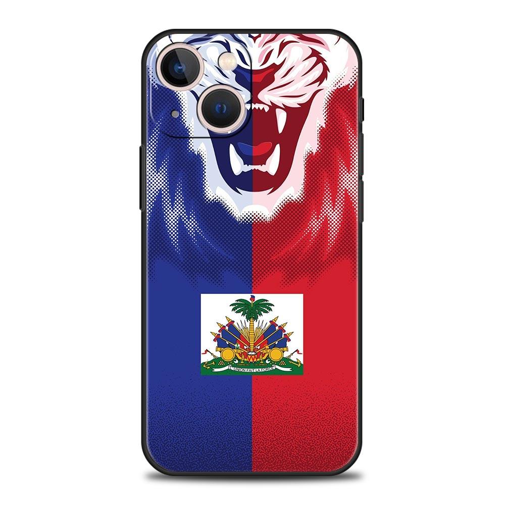 shipping Haiti Flag Phone Case For iPhone 17 16E 15 16 14 13 12 11 Pro Max 7 8 Plus Soft TPU Back Cover