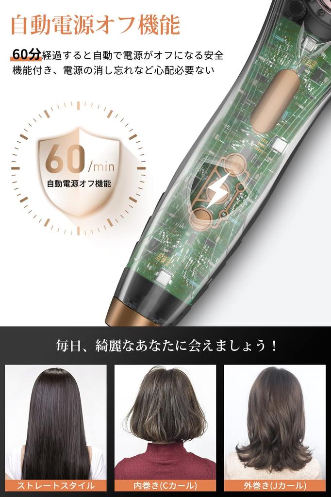 Straightening Brush Iron with Temperature Control from to Negative Ion LED Heat Burn 16 Temperature Settings Increases Electric Hair Temperature