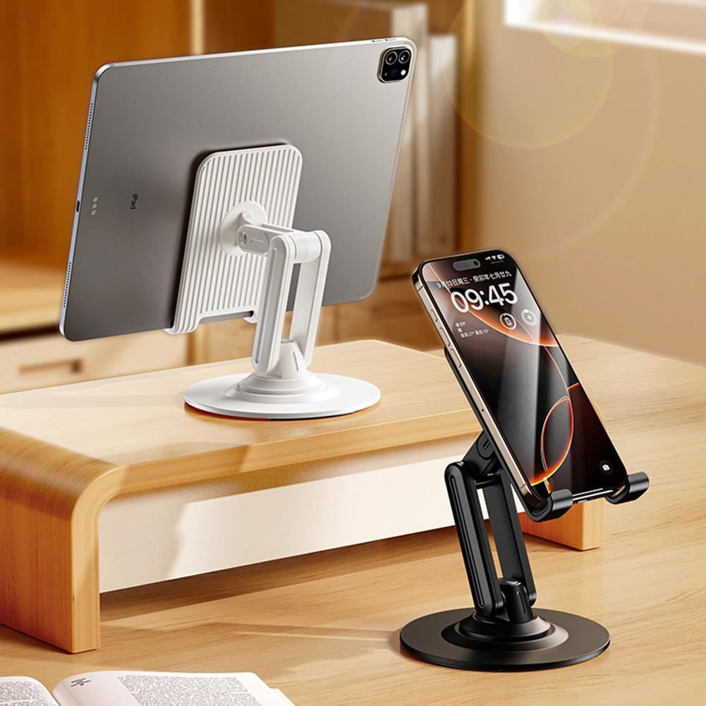 Cell Phone Stand for Desk Foldable Phone Holder Angle Height Adjustable Cell Phone Holder for iPhone 16 15 14 13 Pro Max Mini