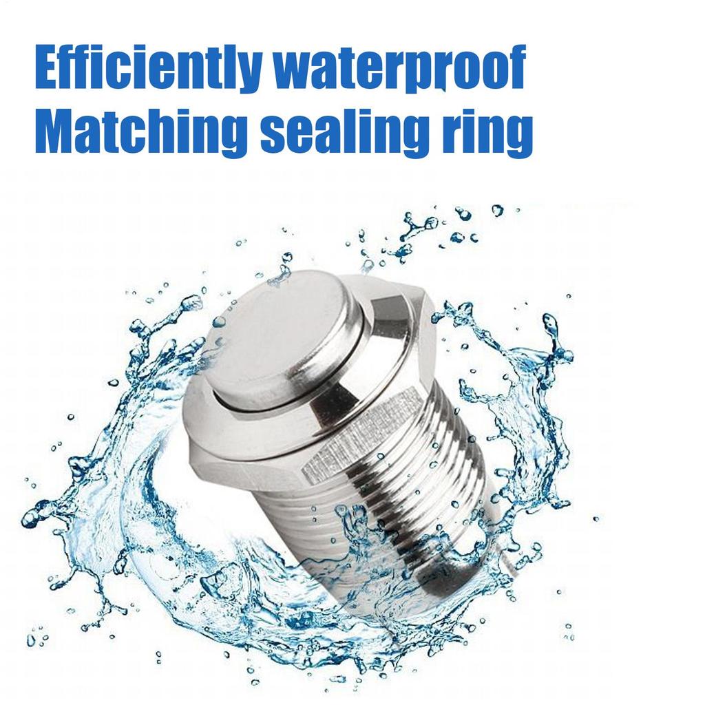 Power Push Button 12mm Self-Resetting Multifunctional Start Metal Momentary Push Button On Off For Home Electronics Workshop