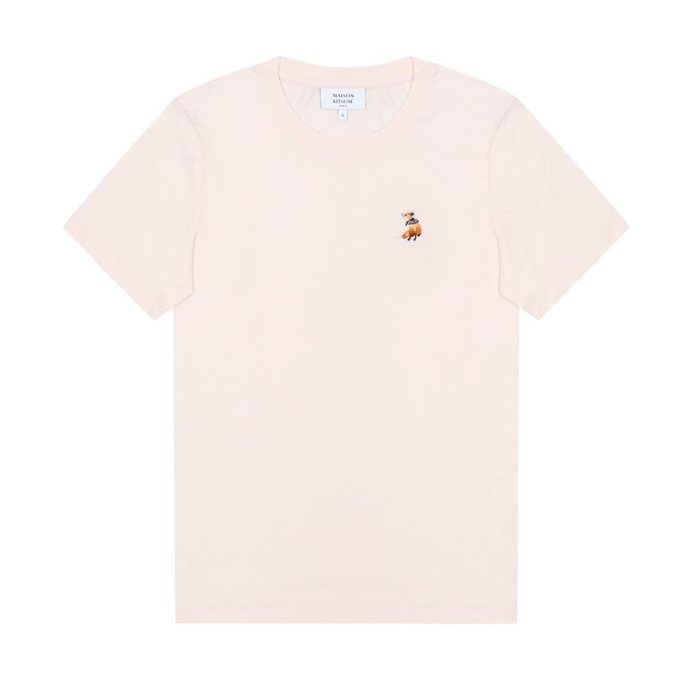 Maison KiTsune Women Dreaming Fox PaTch T shirT 0448 Qw00109kj7026 QW00109KJ7026 0448 (XS)