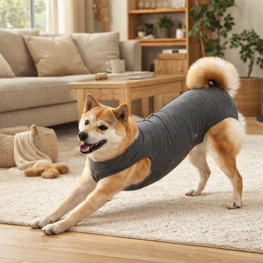 Bequemer Hunde-Genesungsanzug Elastischer Katzen-Overall Hunde-Kastrationsanzug Genesungszeit