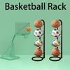 Multi-Function Ball Rack: Basketball, Football & Volleyball Storage for Kids' Rooms