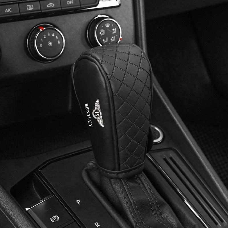 Anti-slip Grip Cover Accessories Car Manual Gear Shift Knob Cover for New Bentley Flying Spur Continental GT Bentayga Mulsanne