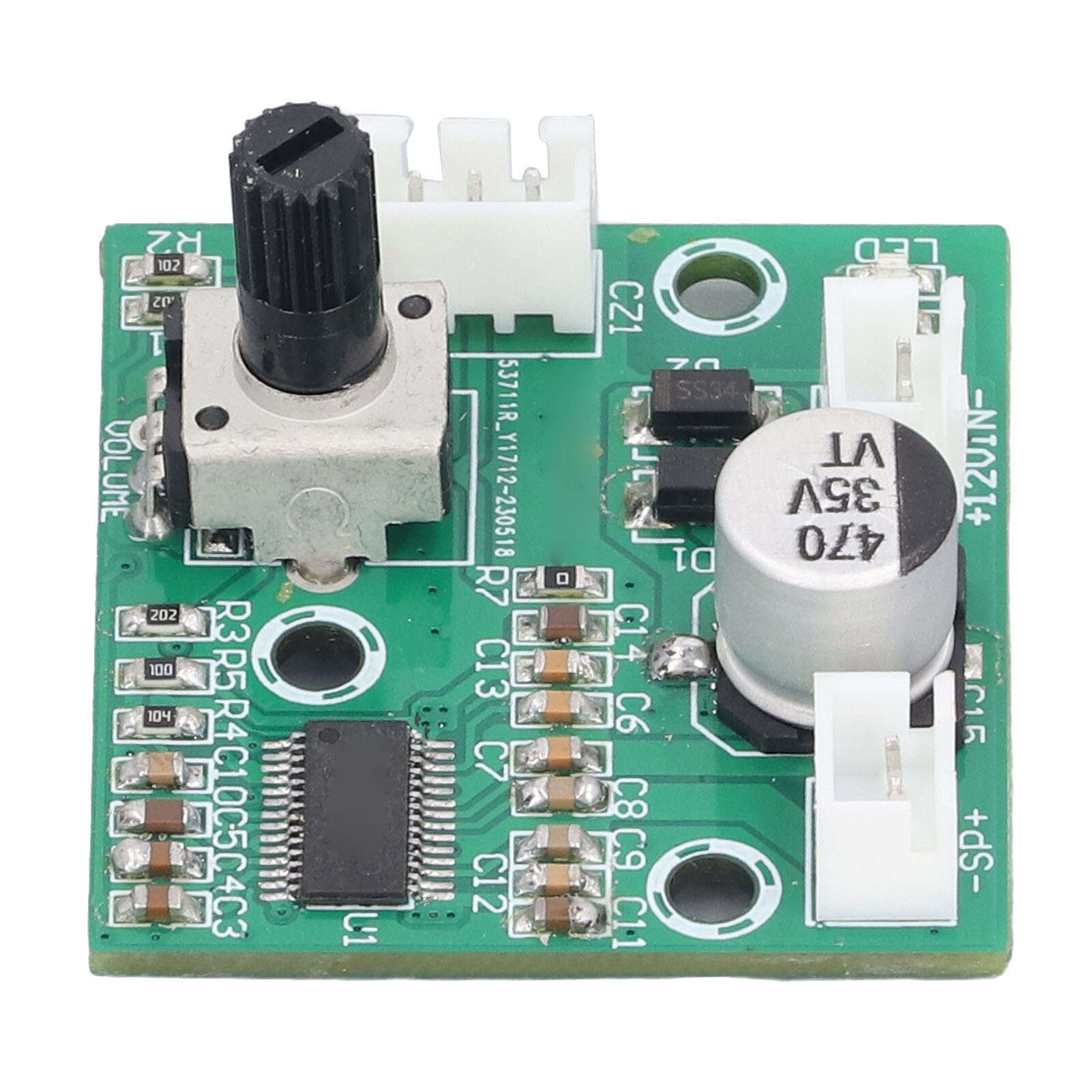 

60W Mini Mono High Power Amplifier Module HIFI Digital Small Power Amplifier Module DC 7.524V