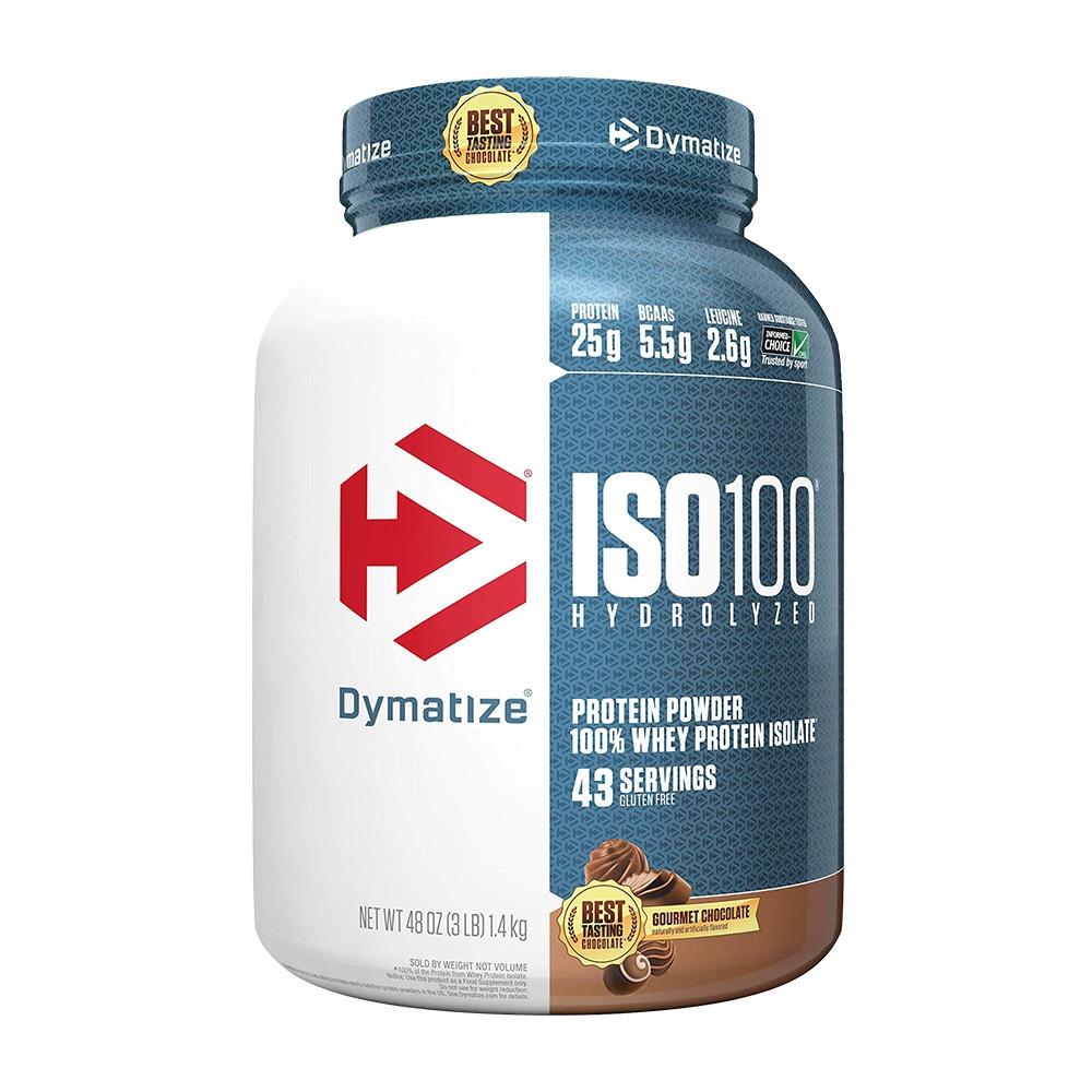 Iso-100, Hydrolyzed Protein Powder, 100% Whey Protein Isolate, Gourmet Chocolate, 43 Servings, 48 oz