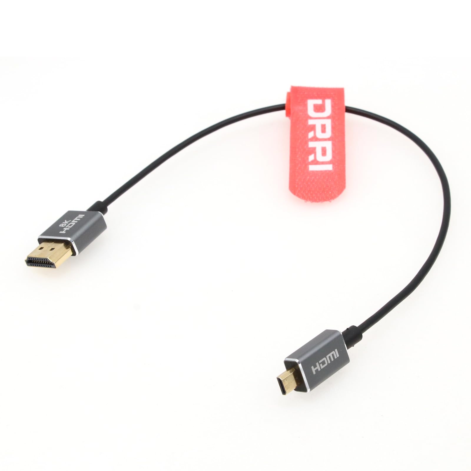 

DRRI High Speed 8K Micro HDMI to HDMI Cable for Canon EOS FUJIFILM Nikon and Atomos Ninja 6 Monitors 2.1 R5, M6, Mk2, X-T, Z6, Z9,