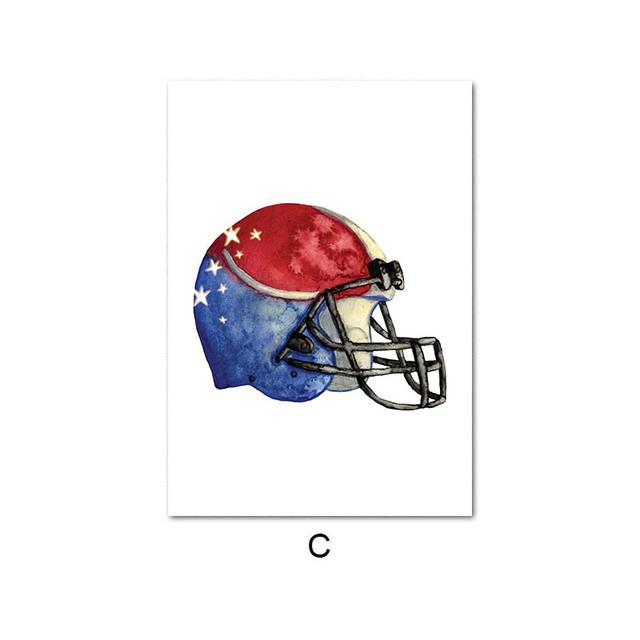 Football Basketball Sport Canvas Child Poster Nursery Print Simplicity Wall Art Painting Kids Boy Bedroom Decoration Picture