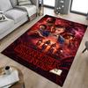 1pc Stranger Things Fiery Adventure Carpet for Playroom Bedroom Living Room Sofa Home Decor,kids Game Area Rug Non-slip Floor Mat Y72981
