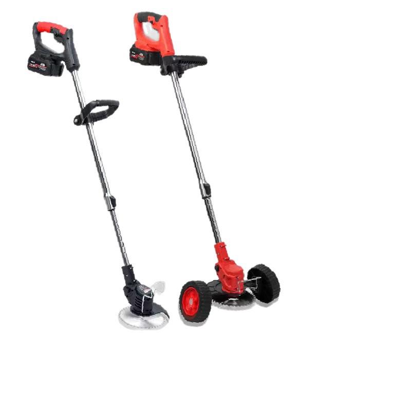 Electric Lawn Mower: High-Power Lithium Battery Grass Trimmer & Agricultural Weeder
