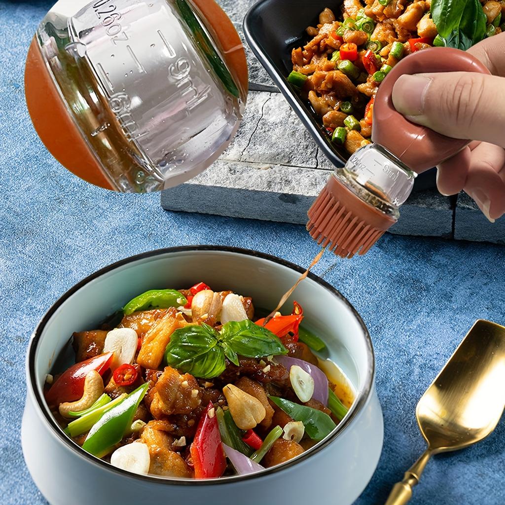 1pc-Kitchen Silicone Baking Brush, Oil Brush, Kitchen Supplies, Kitchen Accessories, Essential for Barbecue