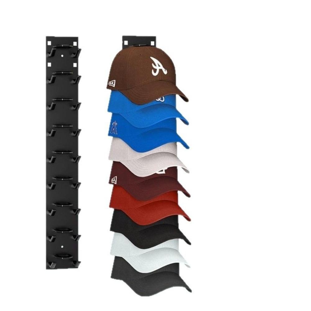 New Space Saving Hanging Cap Organizer Plastic Durable Cap Rack Closet Hat Rack Household Supplies