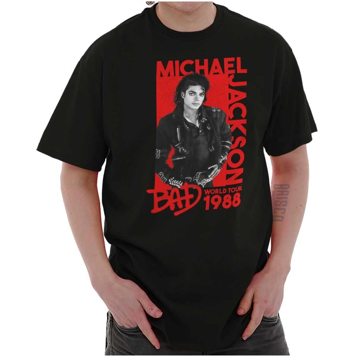 Vintage Michael Jackson Bad Album World Tour Womens or Mens Crewneck T Shirt Tee XS