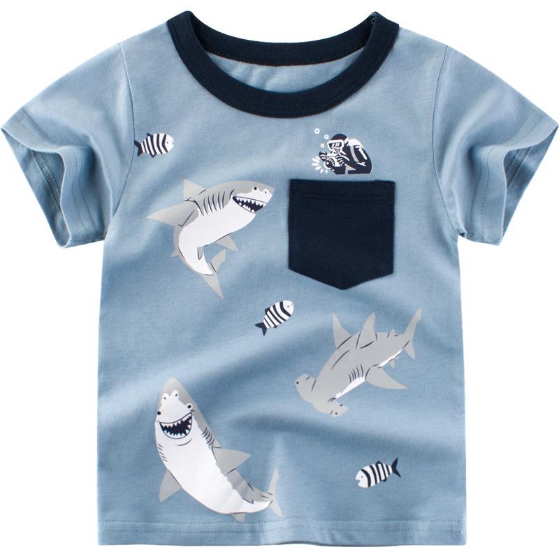 Children's clothing new summer children's short-sleeved T-shirt boys half-sleeved baby clothes
