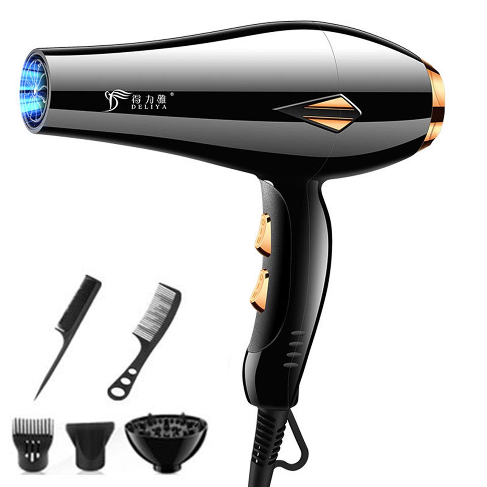 

2200 Вт Фен Бытовой Фен Салон Насадка Путешествия Красота чёрный