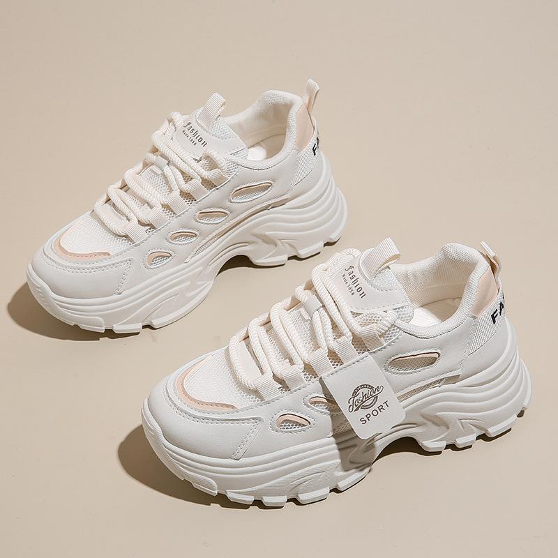 New Dad Shoes Women's Summer Student Sports Running Shoes Casual Shoes Platform Heightening Shoes -