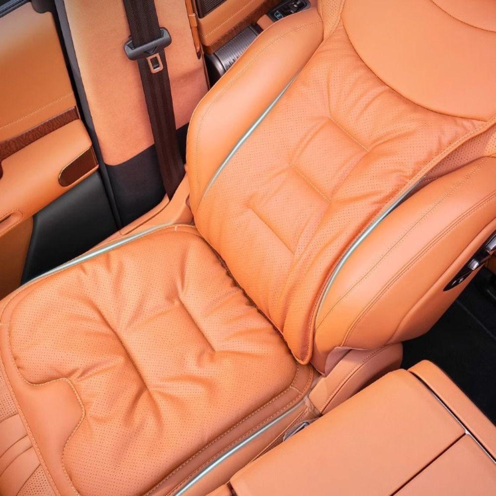 Soft Ventilated Four-season Cushion Universal Auto Seat Cushion Car Leather Cushion  Travel