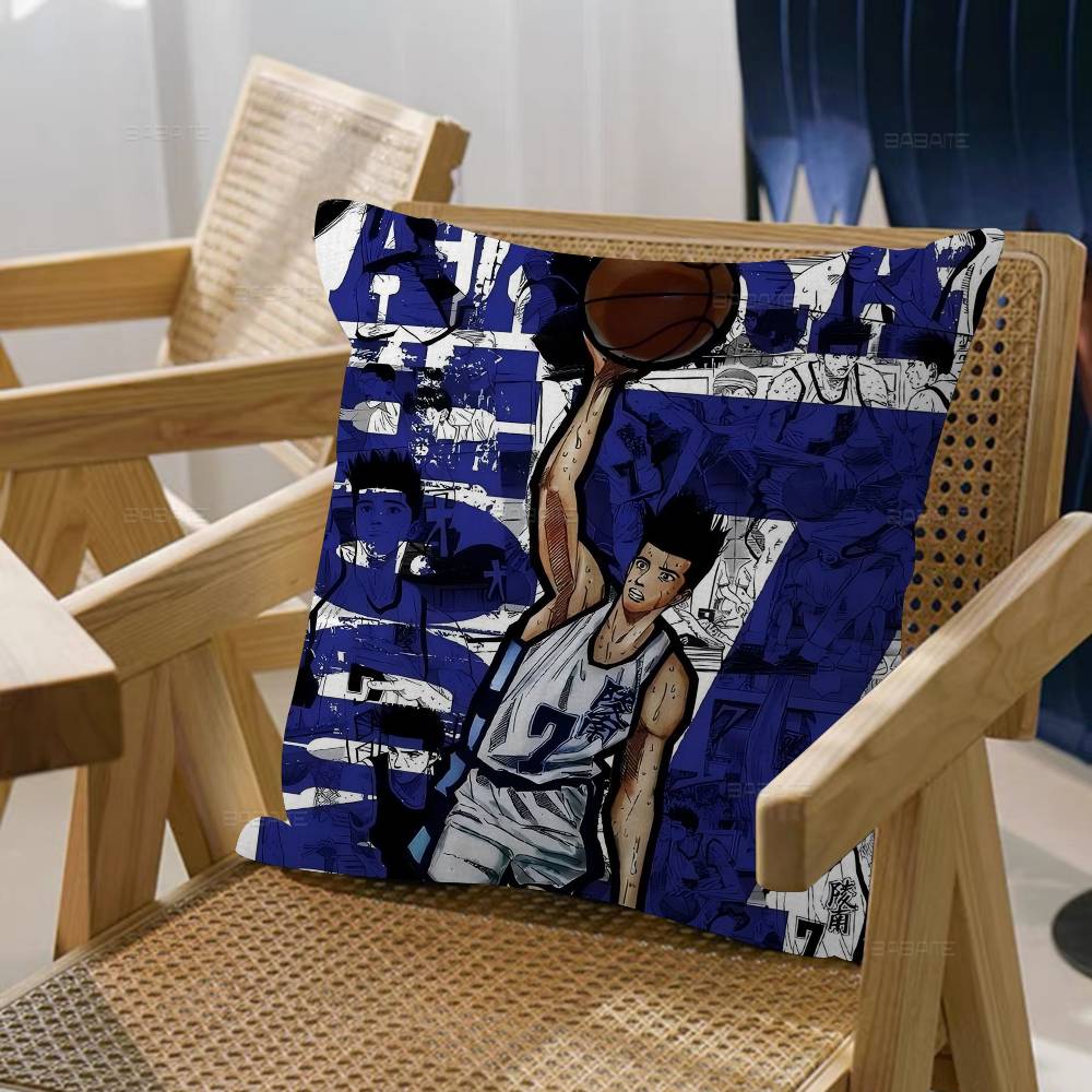 Japanese Comics S-SLAM D-DUNK Cushion Cover Pillowcase Upholstery Sofa Throw Pillow Home Decor Pillowcas
