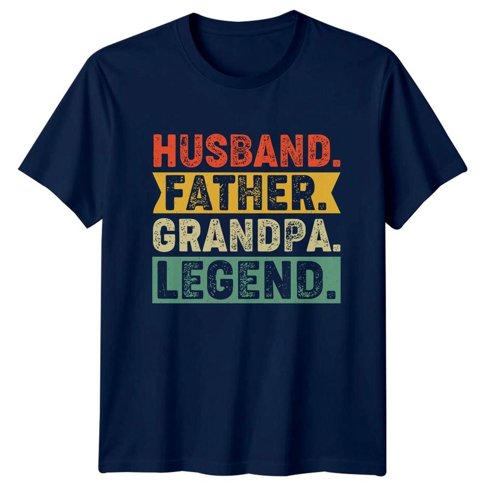 Husband Father Grandpa Legend Unisexs TShirt Grandpa Fatherhood Fathers Day Gift
