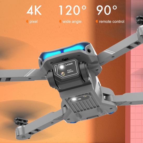 Ferngesteuerte Drohne mit 4K-Dualkameras Optische Fluss-Positionierung Headless-Modus Kinder Erwachsene Anfänger Faltbarer 2,4-GHz-RC-Quadrocopter Spielzeug