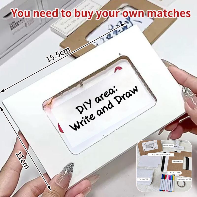 Love Puzzle Recording Greeting Card Flame Burning Valentine'S Day Greeting Card Girlfriend Lovers Birthday Gift Decoration gIft