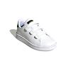 Adidas Neo Advantage Slip Resistant Durable Low Top Kids Skate Shoes Kids Sneakers White Black GW6496