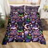Halloween Duvet Cover Queen Boys Trick or Treat Bedding Set For Kids Teen Room Decor Microfiber Soft Sugar Skull Comforter Cover