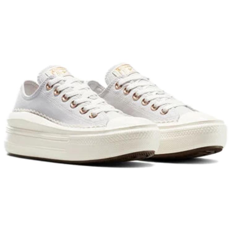 Converse Scarpe da ginnastica Chuck Taylor All Star basse in tela da donna Bianche A15494C