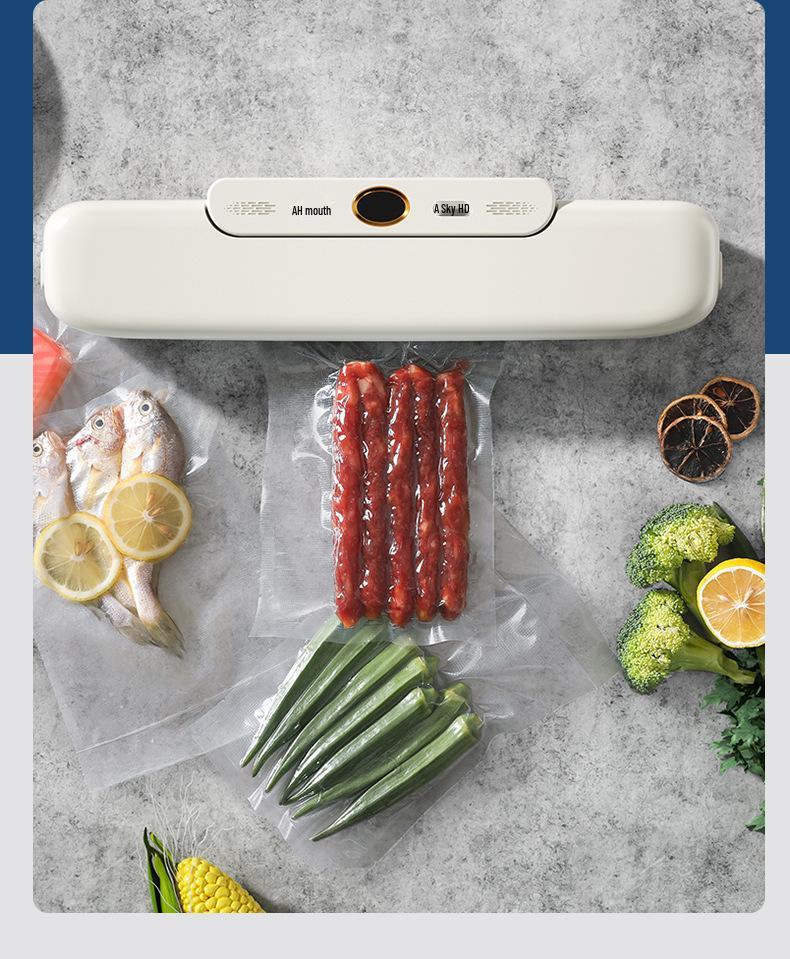 Automatic Vacuum Sealer for Food Preservation - All-in-One Household Machine