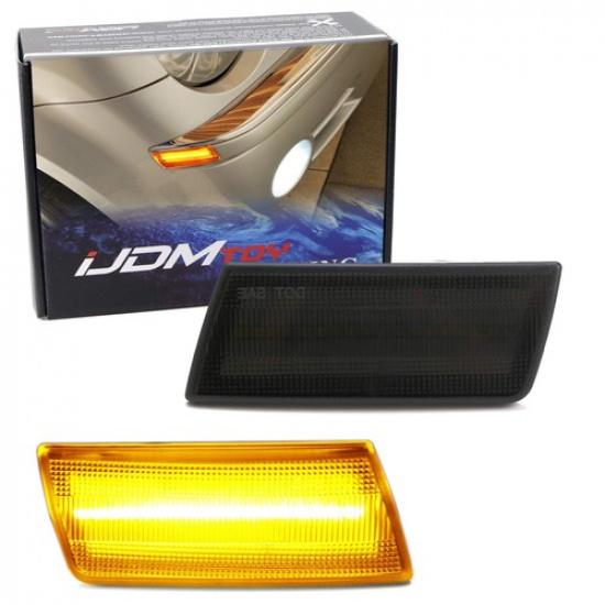 

Smoked Lens Amber 30-SMD LED Front Side Marker Light For 2005-2010 Chrysler 300