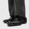 Men's Black Leather Shoes Designer Luxury Style Party or Office Party or Office 38-46 Outdoor Trendy Street Hot Selling Shoes