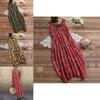 Elegant Womens Summer Sleeveless Holiday Long Boho Kaftan Tank Dress For Beach