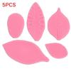 Silicone Leaf Cake Mold Set For Fondant And Clay Decorations With 3d Texture For Baking Enthusiasts
