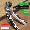 Crimper Cable Cutter Electrician Wire Stripper Tools Winding Bending Crimping Breaking Wire Stripper Multifunctional Pliers