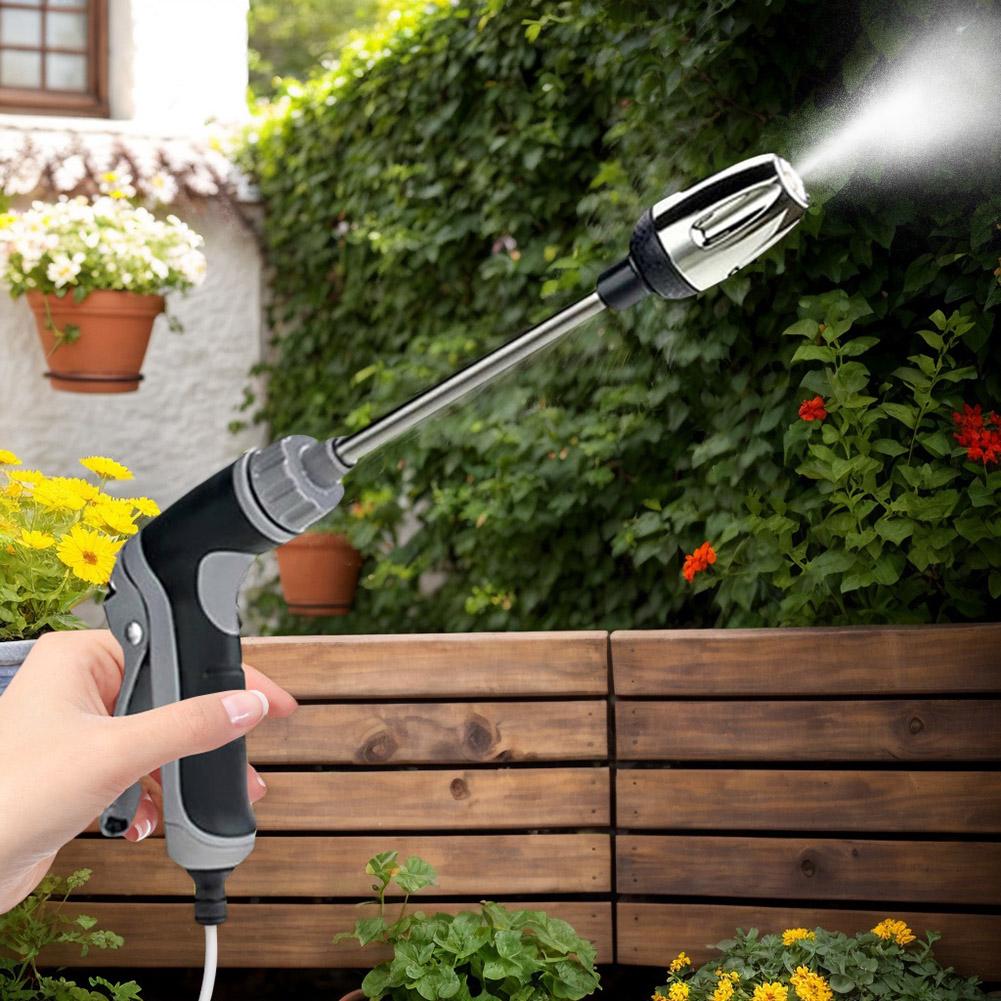 Idropulitrice Portatile ad Alta Pressione Giardino Turbowasher con Tubo Rotante a 360° per Prato e Giardino Idropulitrice a Pressione