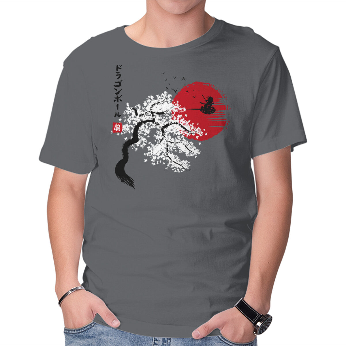 Unisex Crew Neck T-Shirt Cloud in Japan Graphic Short Sleeve Casual Tee XS