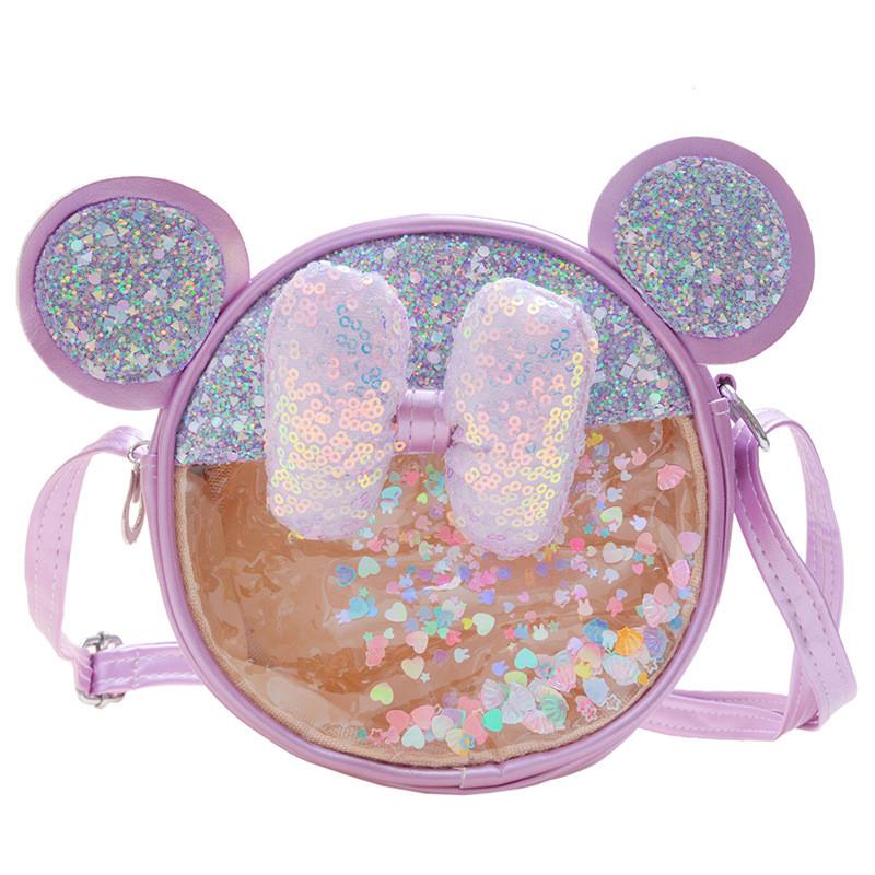 Appearance Girls Shoulder Bag With Glitter Jelly Bag Pc Material And Kids
