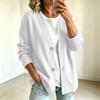 Giacca Casual da Donna con Bottoni Frontali Colorata per l'Uso Quotidiano