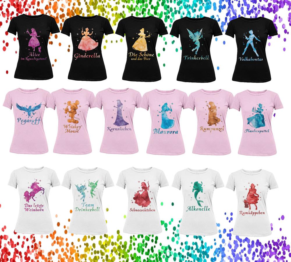 

Wedding Party Carnival JGA Hen Party Drinker Bell Ladies T-Shirt 4XL