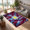 Tappeto in Velluto di Cristallo con Stampa Calcio Aston Villa, Comodo Assorbente d'Acqua Antiscivolo Tappeto per Pavimenti Interni