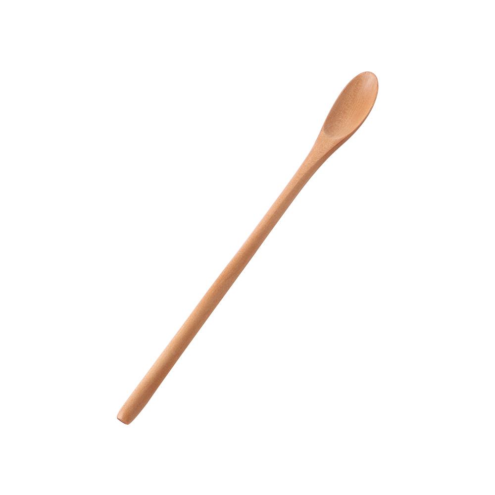 Wooden Long Handle Stirring Kitchen Accessories Tableware Honey Spoon Tea Scoops Coffee Spoon